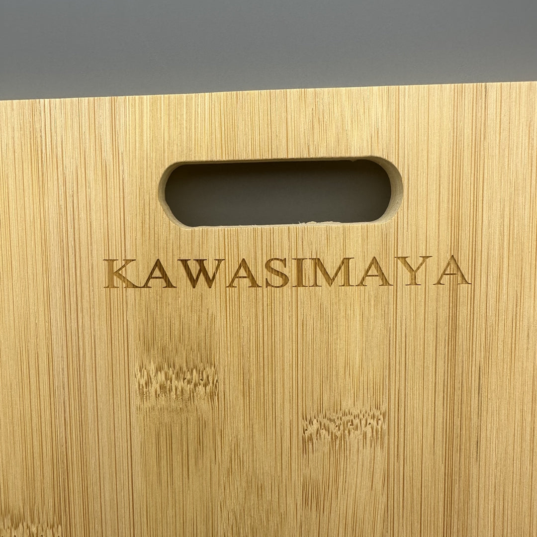 KAWASIMAYA Cutting Boards for the Kitchen Bamboo Cutting Board with Handle, Large Chopping Board for Kitchen