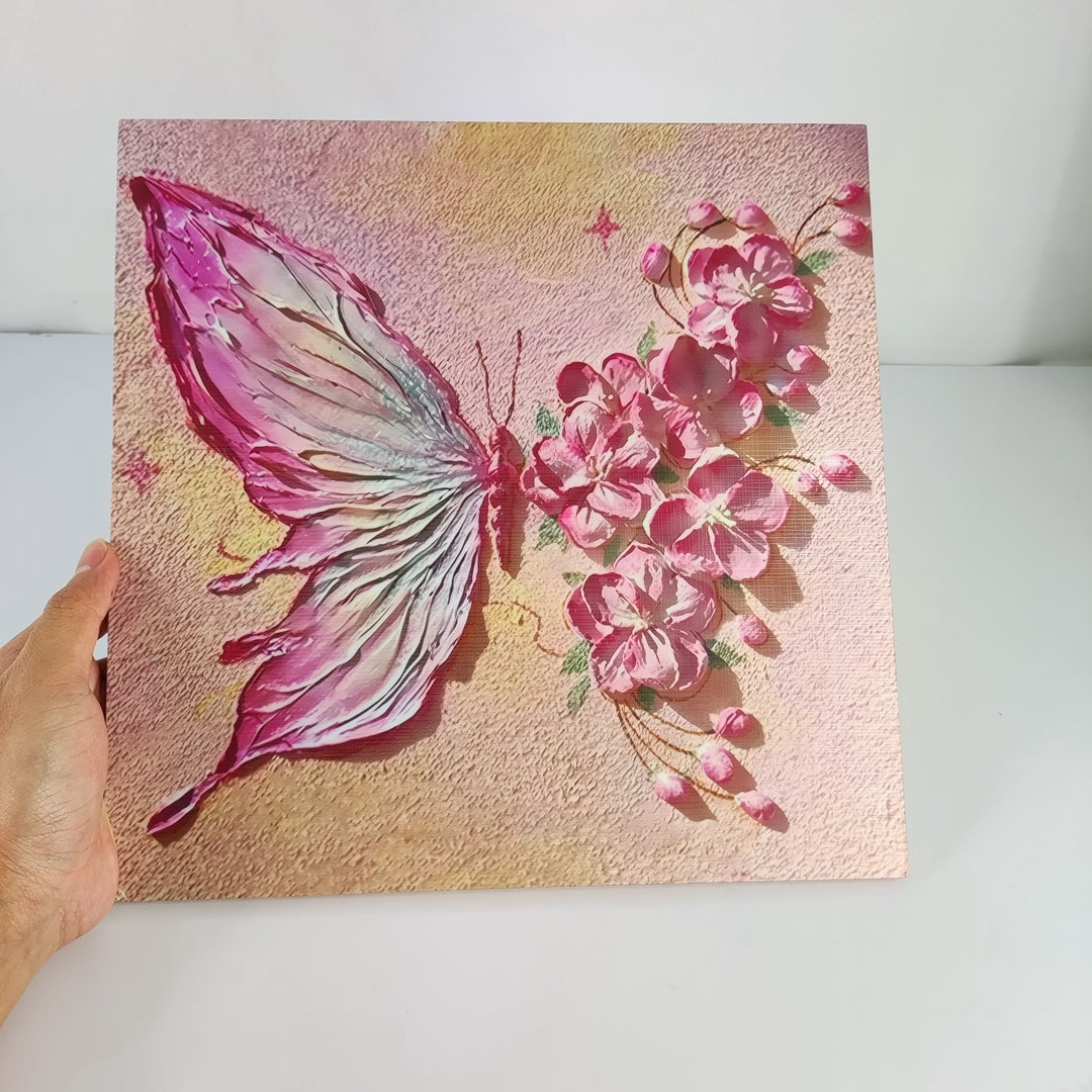 MontCarta Enchanting Exquisite Butterfly Oil Paintings for Elegant Home Decor – Transform Your Space with Sophisticated Artistry