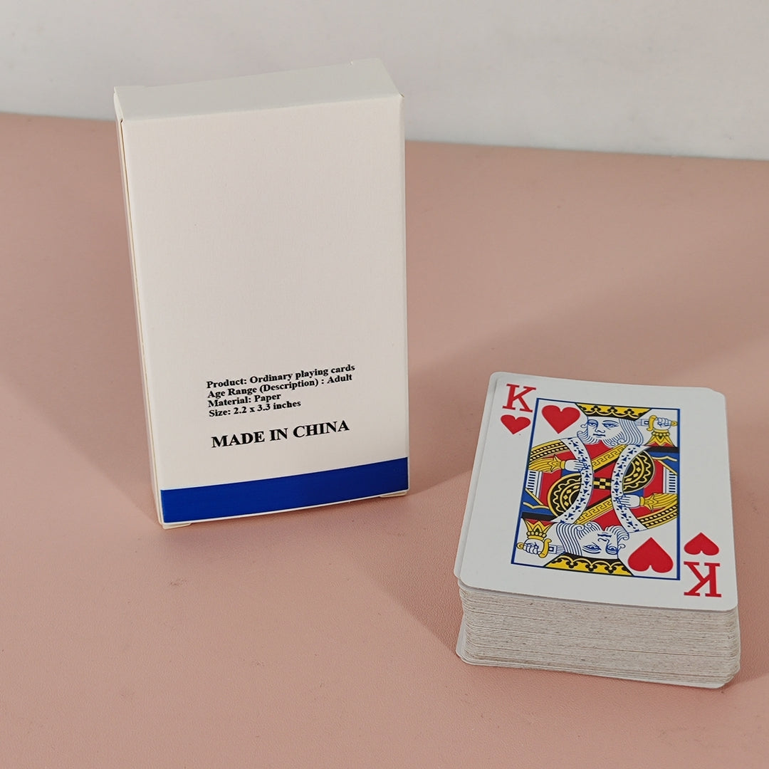 HUYOJSBDJ Poker Playing Cards Set for Home Use, Table Game, Durable Paper Cards for Adults - 2.2 x 3.3 inches