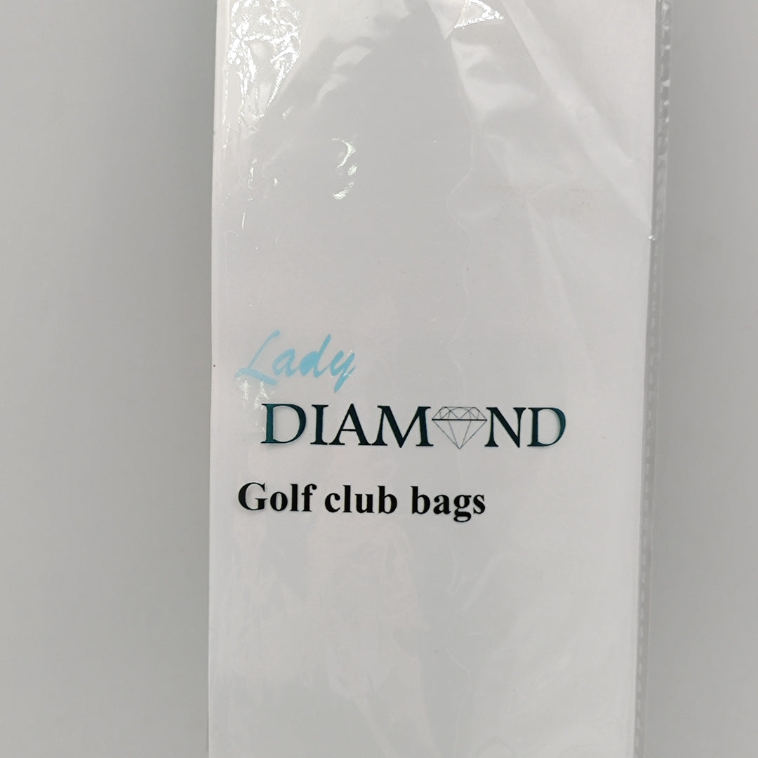 Lady DIAMOND Golf Club Bag - Black, Durable and Lightweight