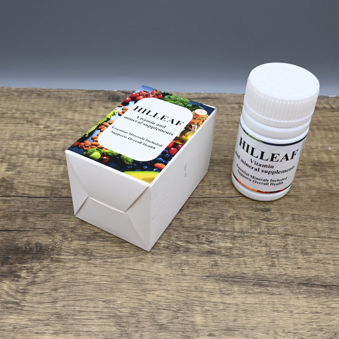 HILLEAF Premium Vitamin And Mineral Supplements High Potency B12 Complex Daily Vitamin And Mineral Supplements