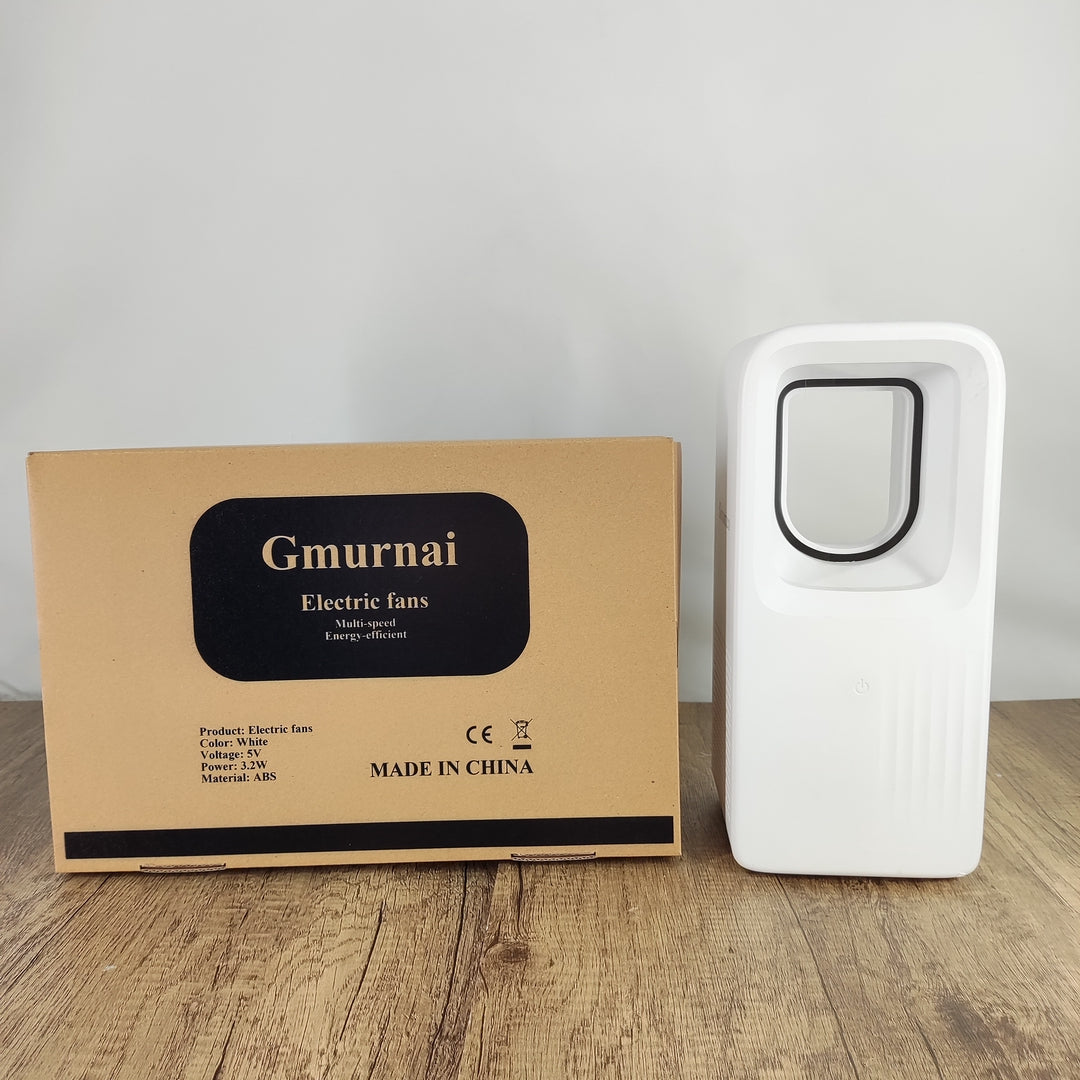 Gmurnai Electric Fan, 5V, 3.2W, ABS Material, White