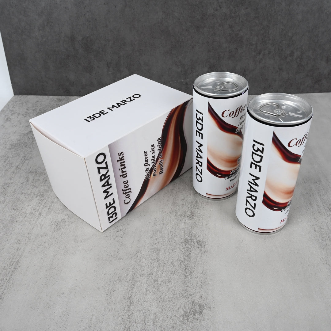 13DE MARZO Black Coffee Drinks Premium Ready-to-Drink Black Coffee Beverage with Rich Bold Flavor