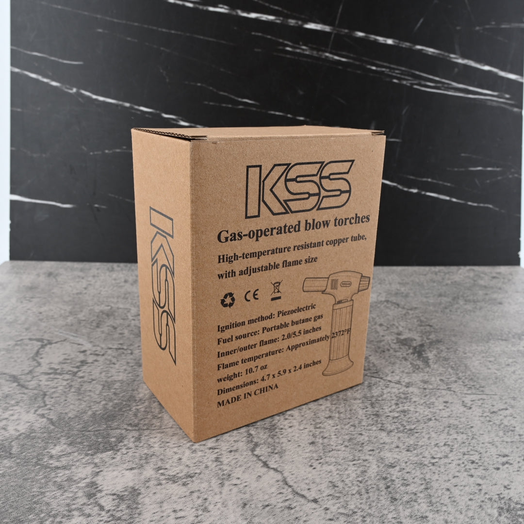 KSS Portable Gas Blow Torch Stainless Steel Welding Tool 1300°C for Home Metal Work