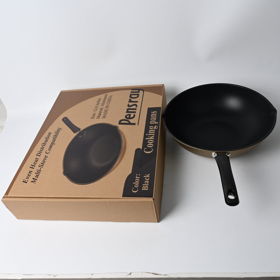 Pensray Professional Kitchen Cooking Pans Non-Stick Frying Pan Honeycomb Pattern Double-Spout Design Universal Cooking Pans for All Stovetops