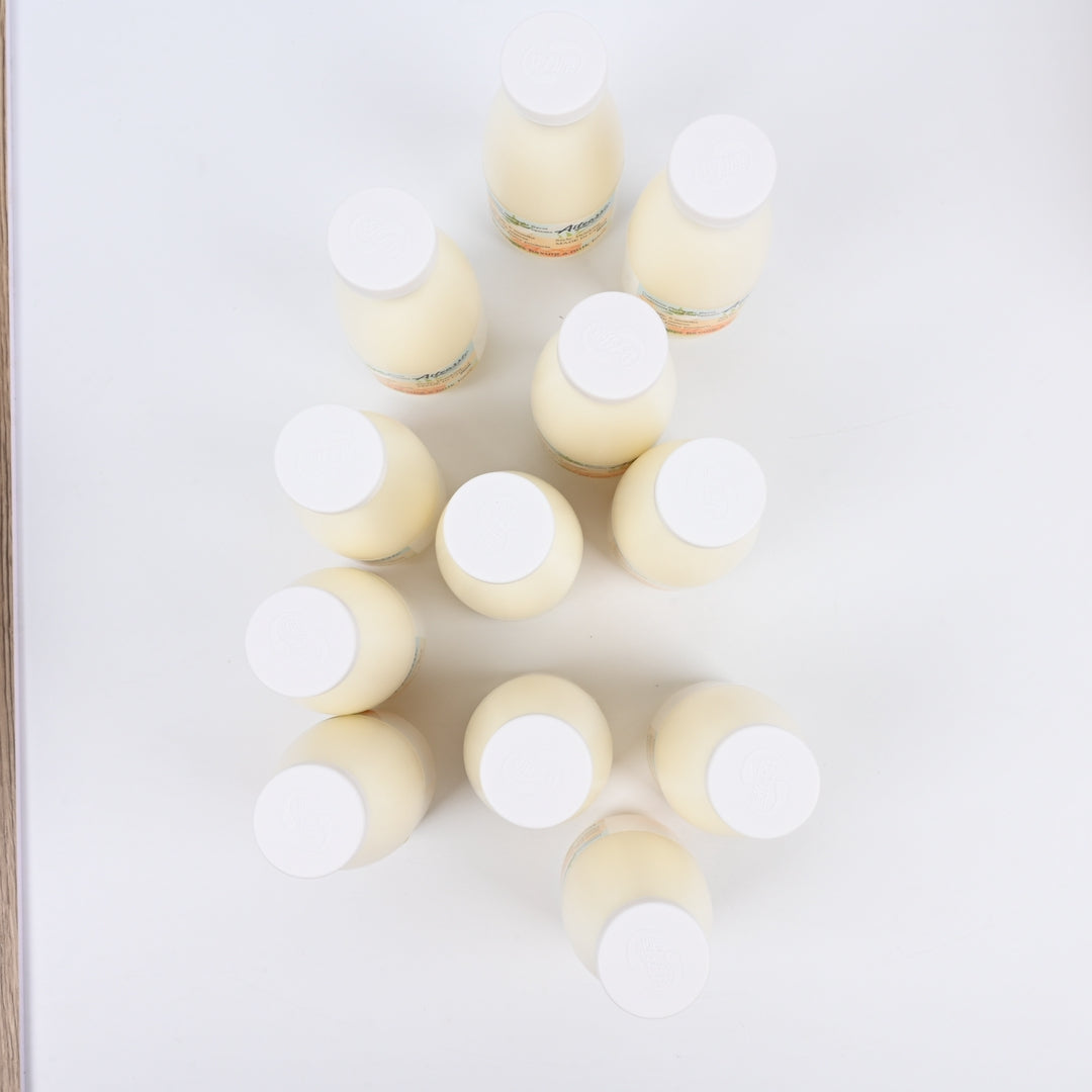 Aiteassic Zero Fat Pineapple Flavored Yogurt Beverages Having A Milk Base Nutritious Dairy Drinks For Kids And Students