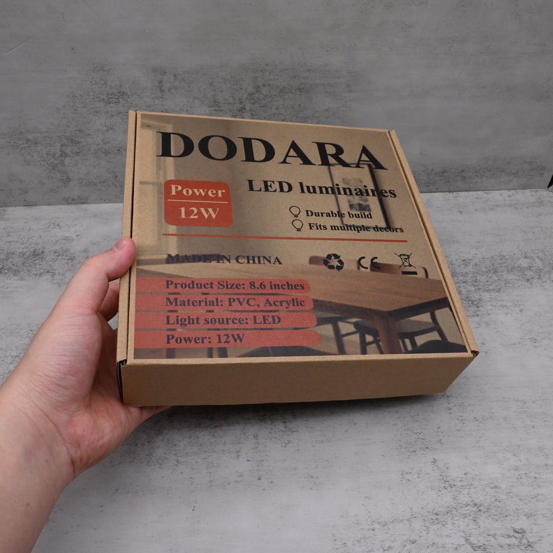 DODARA Modern LED Luminaires Ceiling Light Fixture Flush Mount White Lighting For Bedroom Living Room Kitchen Hallway