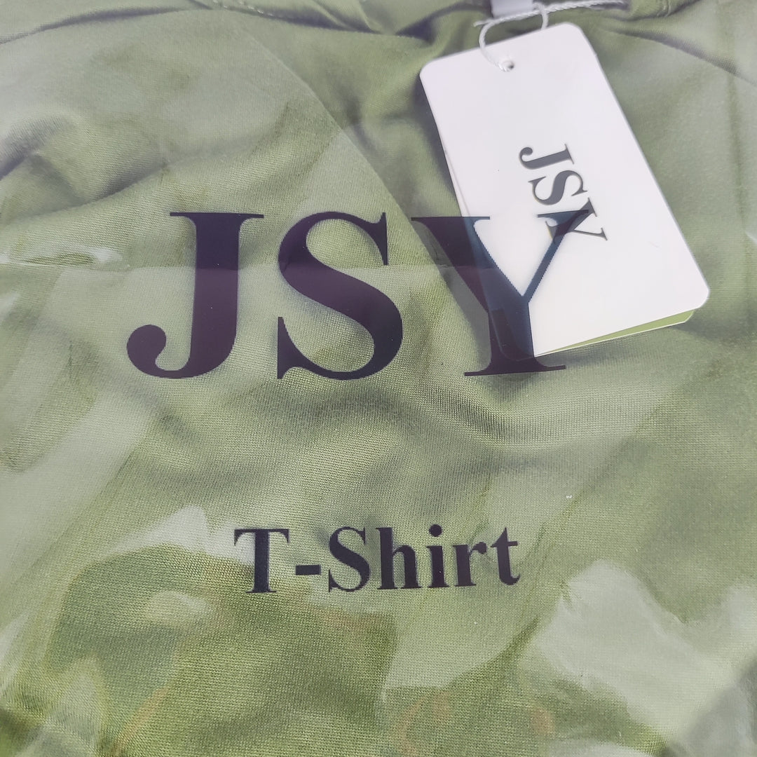 JSY Stylish Green T-Shirt – Blend of Comfort and Fashion for Casual Outings and Relaxed Lounging