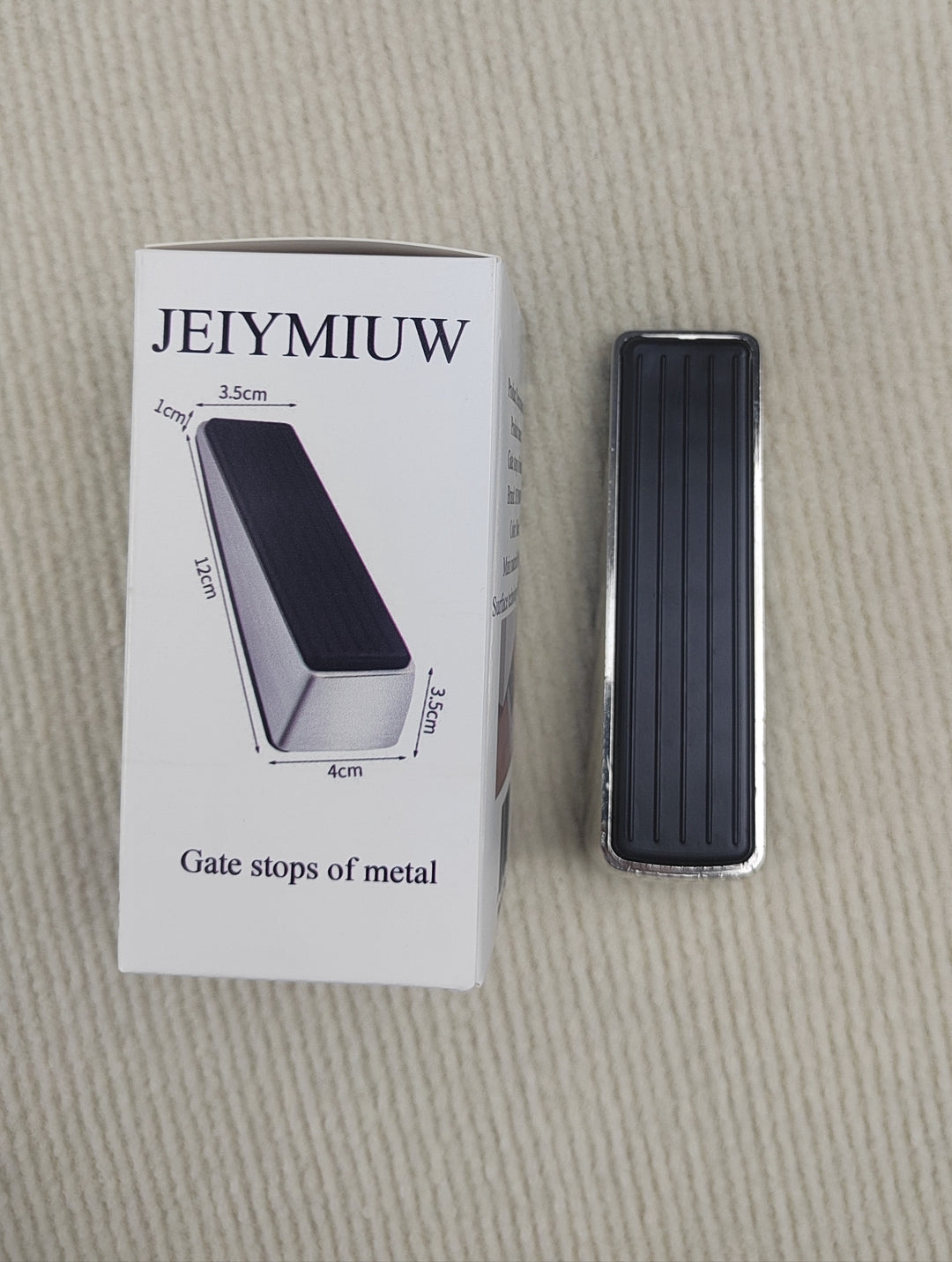 JEIYMIUW Gate stops of metal zinc alloy mobile   anti-collision gate stopper   gate wedge gate top safety windproof house  home locator