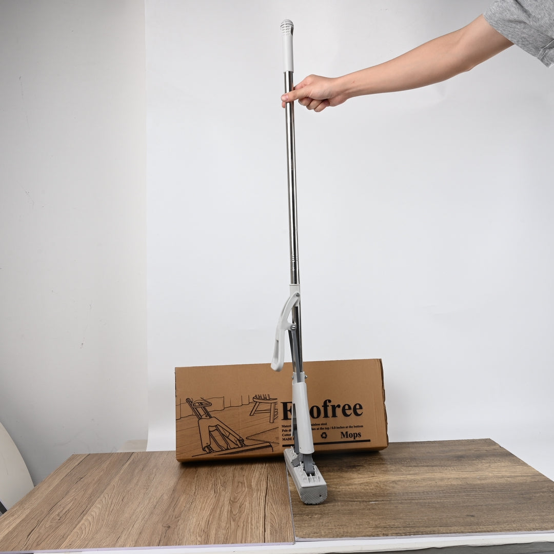 Ecofree Flat Mop with Removable Head Efficient Floor Cleaning Mops for Hardwood, Tile, and Laminate Floors