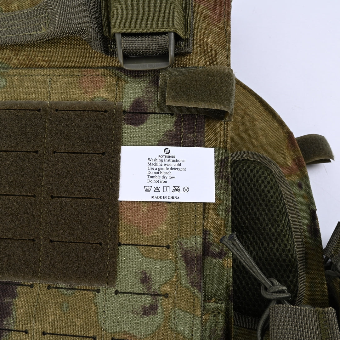 ROTSGNEE Hunting Vests Professional Tactical Outdoor Gear Multi-Pocket Camouflage Vest for Hunting Shooting and Field Activities