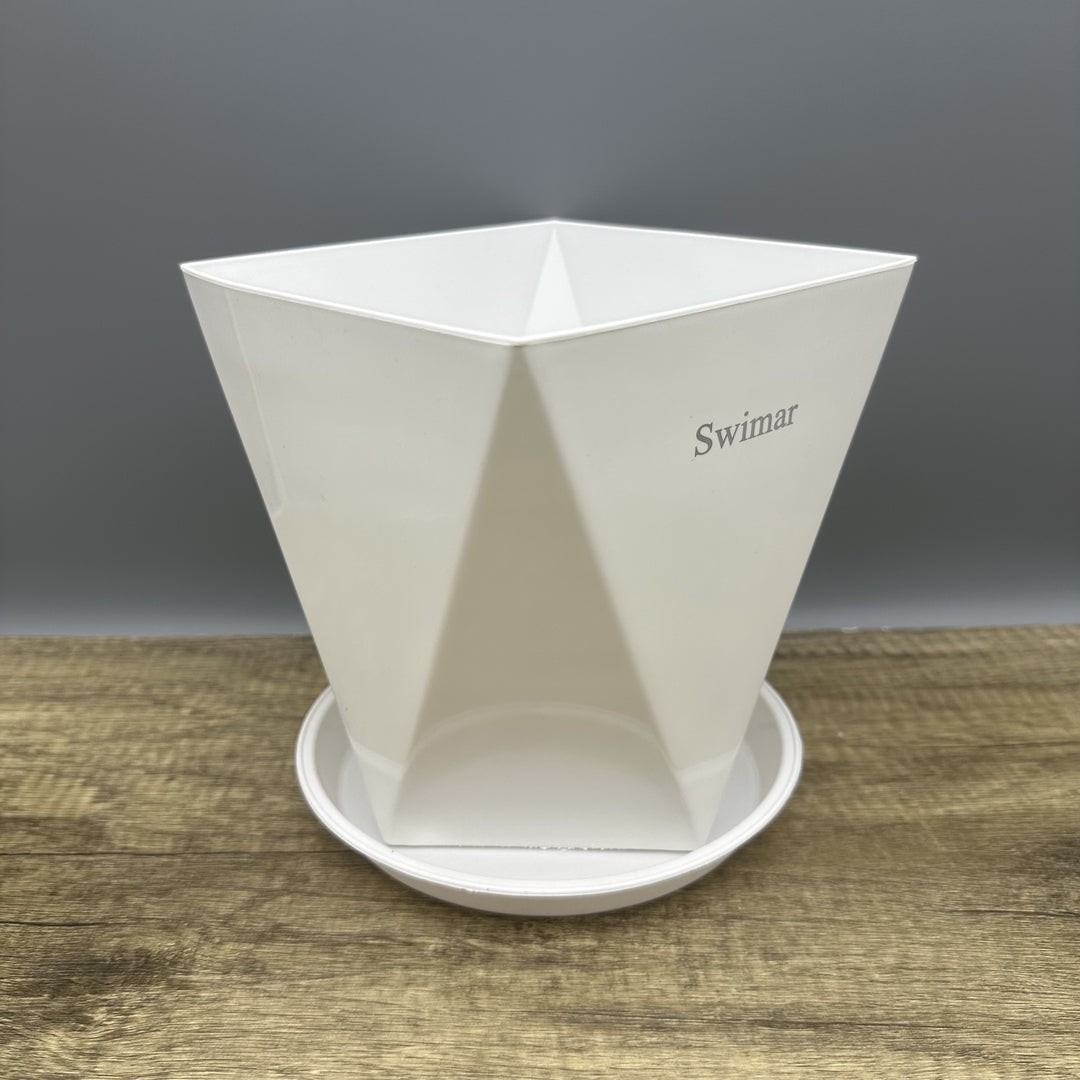 Swimar Elegant Ceramic Flowerpots - Modern Indoor & Outdoor Planter for Home & Garden Decor