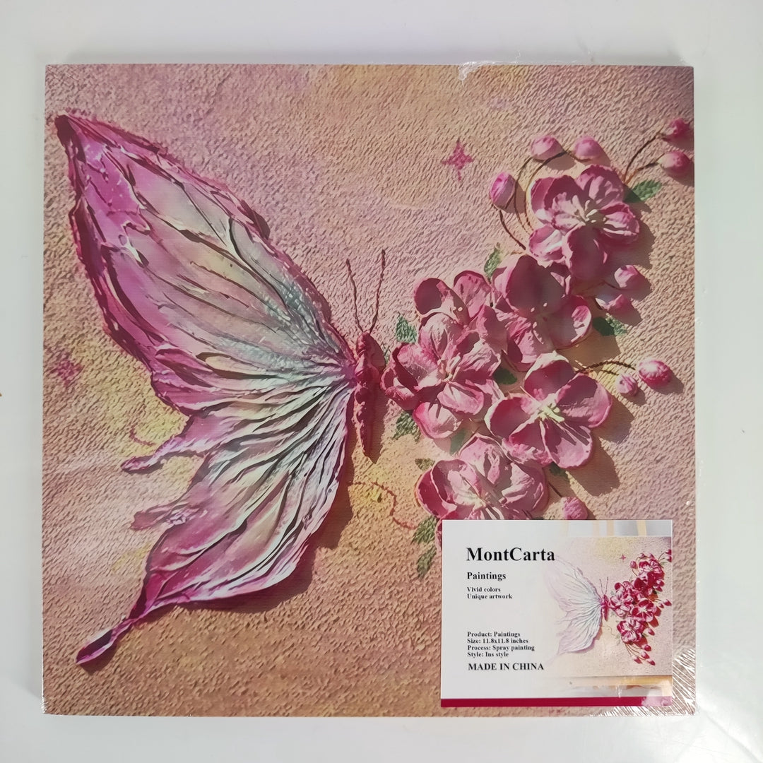 MontCarta Enchanting Exquisite Butterfly Oil Paintings for Elegant Home Decor – Transform Your Space with Sophisticated Artistry