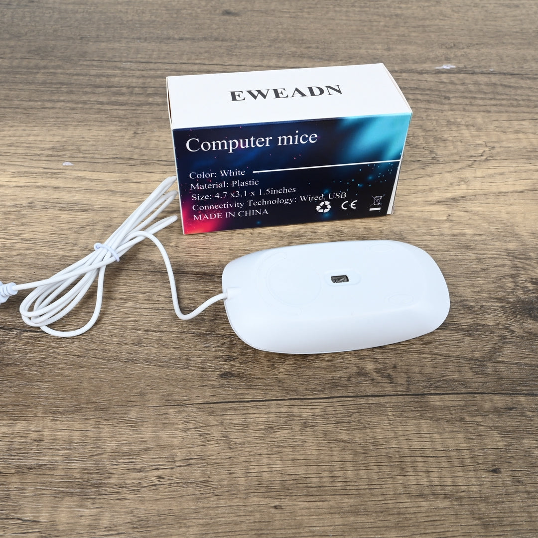 EWEADN Ultra-Slim Wireless Computer Mice for Laptop & Desktop