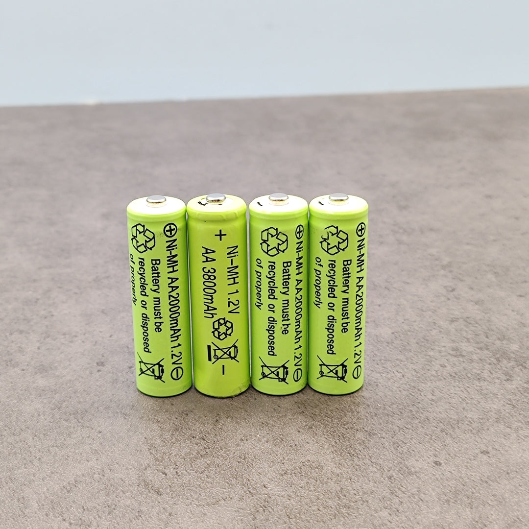 ZEUS MINING AA Rechargeable Batteries 1.2V 3800mAh - High Capacity Performance