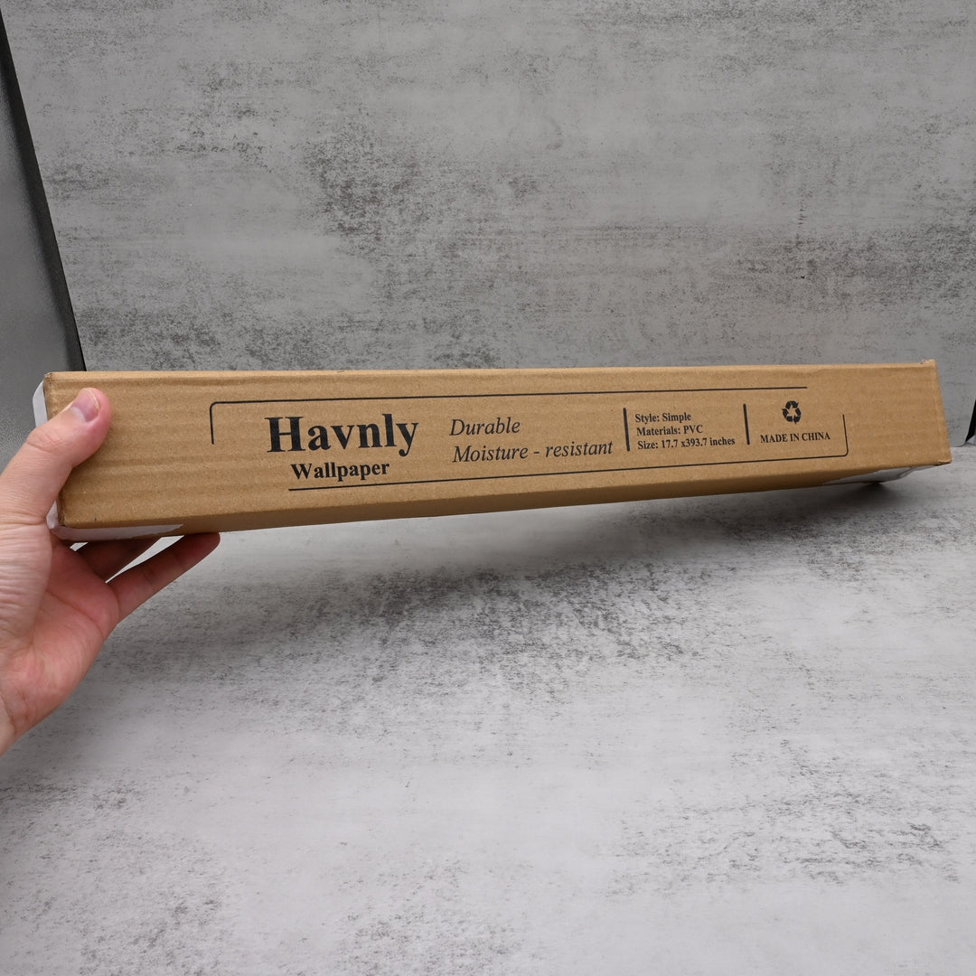 Havnly Modern Minimalist Wallpaper PVC Self-Adhesive Wall Paper Roll Home Decor Wallpaper Waterproof Living Room Bedroom Wallpaper