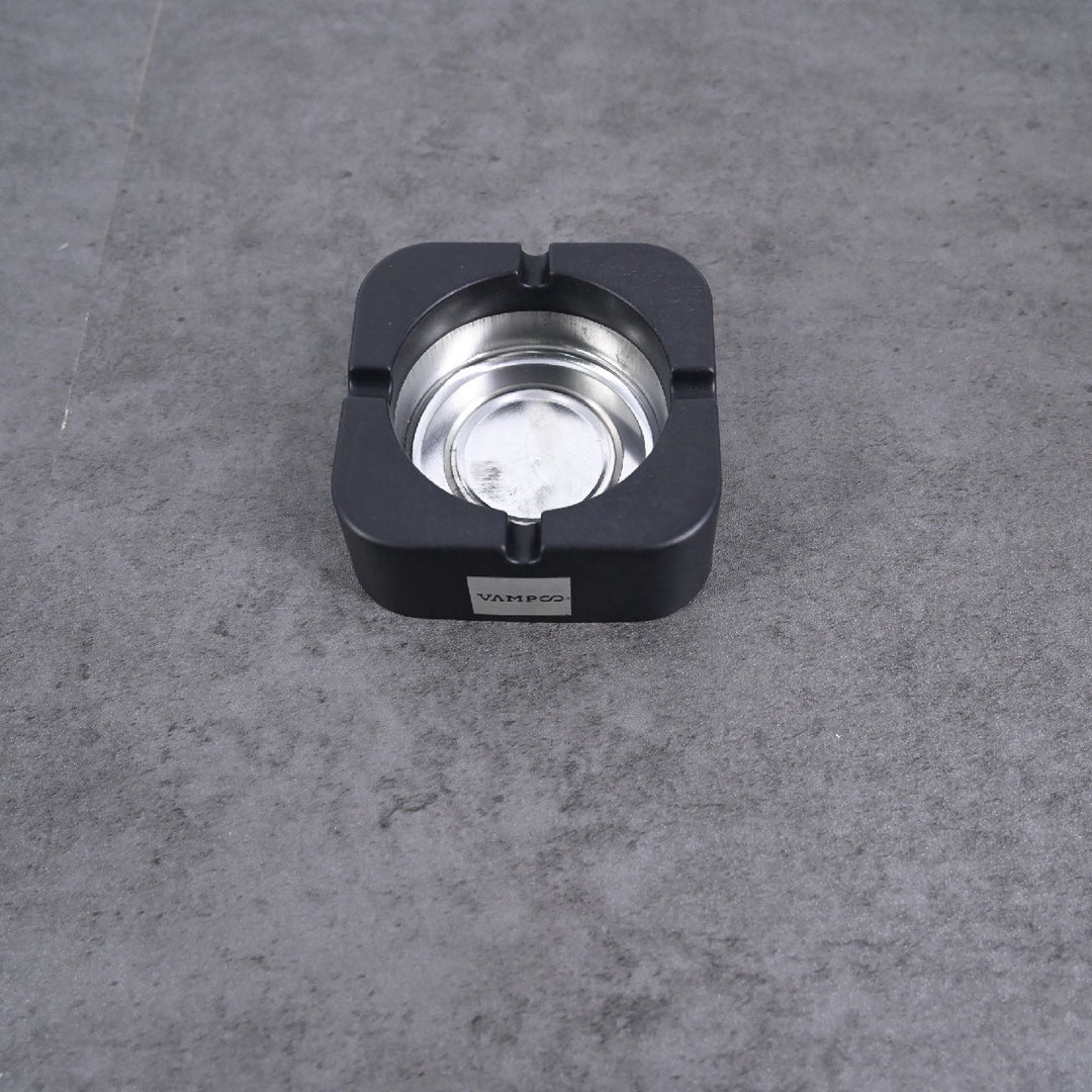 VAMPOO Black Plastic Ashtray High Quality Ashtray