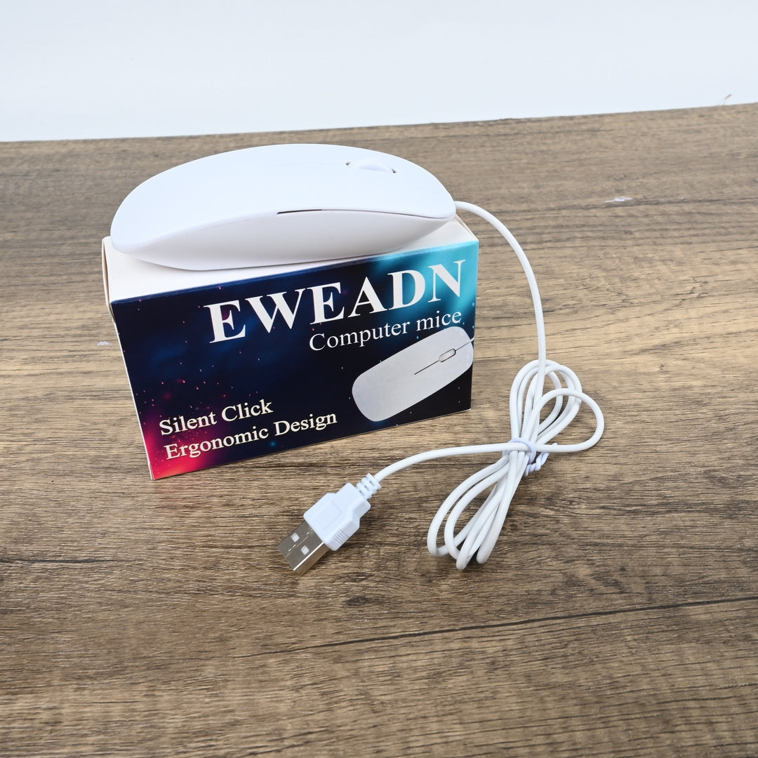 EWEADN Ultra-Slim Wireless Computer Mice for Laptop & Desktop