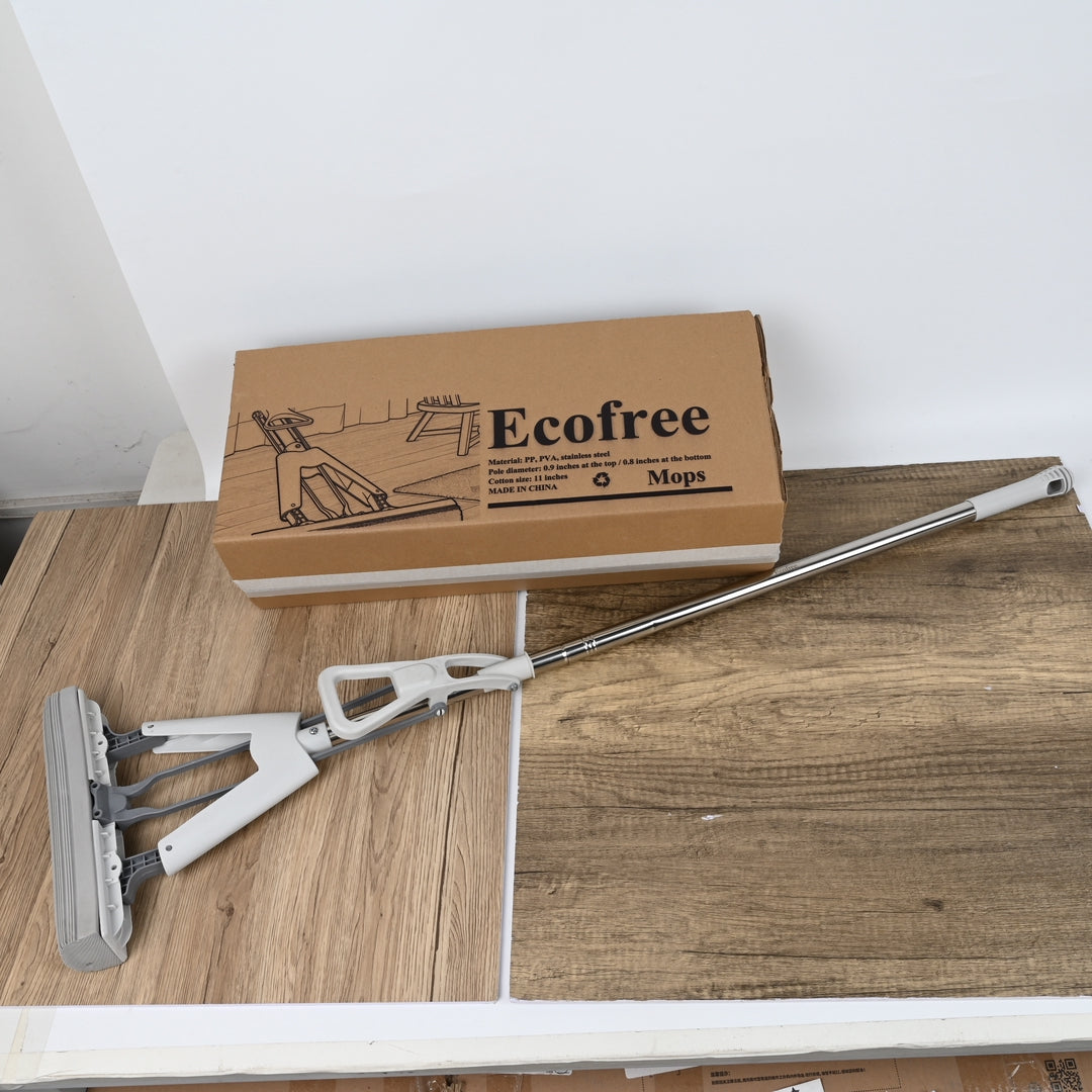 Ecofree Flat Mop with Removable Head Efficient Floor Cleaning Mops for Hardwood, Tile, and Laminate Floors