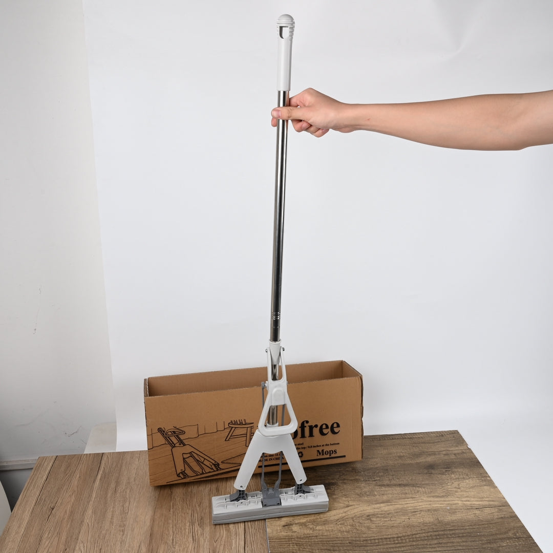 Ecofree Flat Mop with Removable Head Efficient Floor Cleaning Mops for Hardwood, Tile, and Laminate Floors