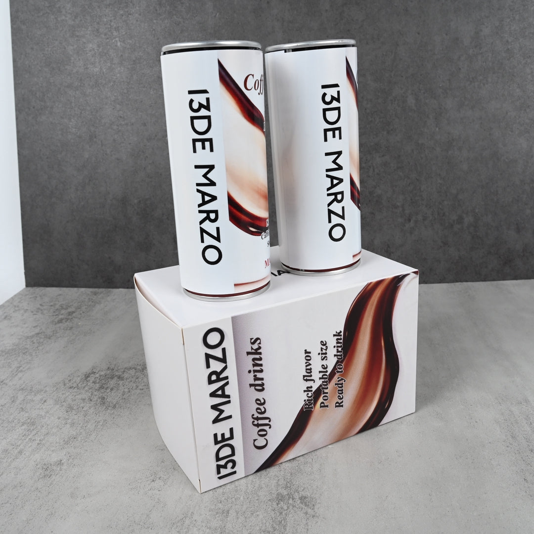 13DE MARZO Black Coffee Drinks Premium Ready-to-Drink Black Coffee Beverage with Rich Bold Flavor