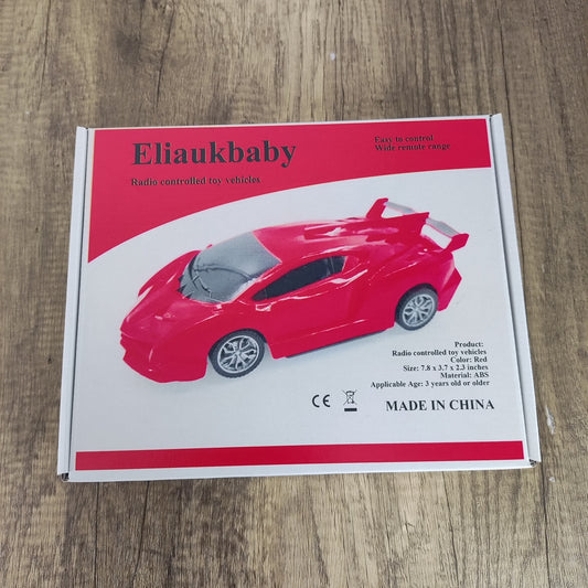 Eliaukbaby High-Speed Remote Control Toy Car | Sleek & Precise | Red | New Model