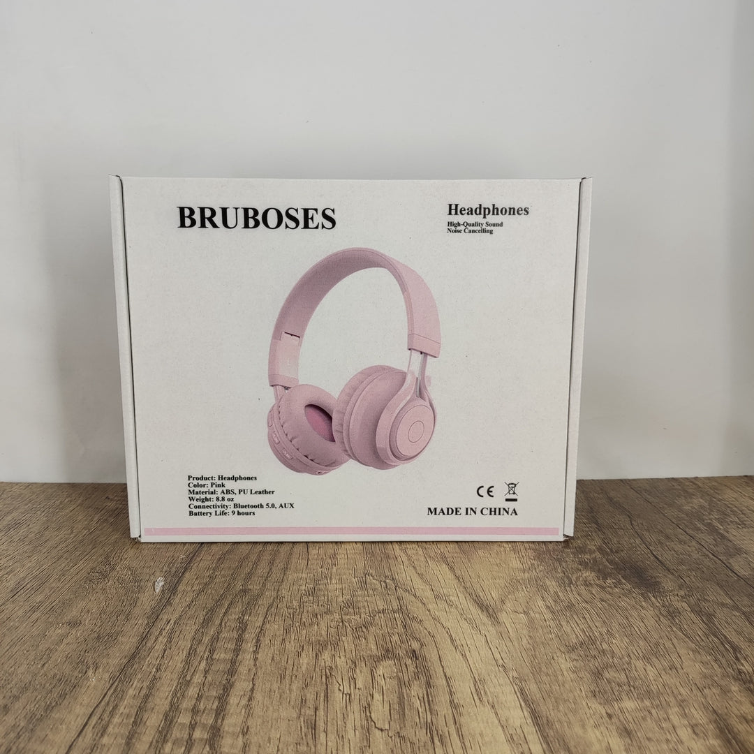 BRUBOSES Wireless Music Headphones: HiFi Stereo Headset with Microphone