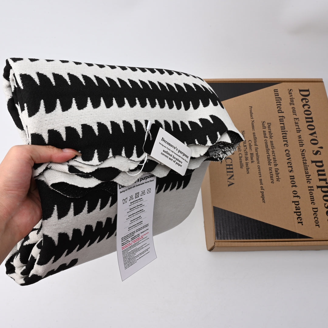 Deconovo's purpose: Saving our Earth with Sustainable Home Decor Unfitted Furniture Covers Not of Paper: Premium Universal Protective Sofa Covers with Scratch-Resistant Technology for Modern Home Protection