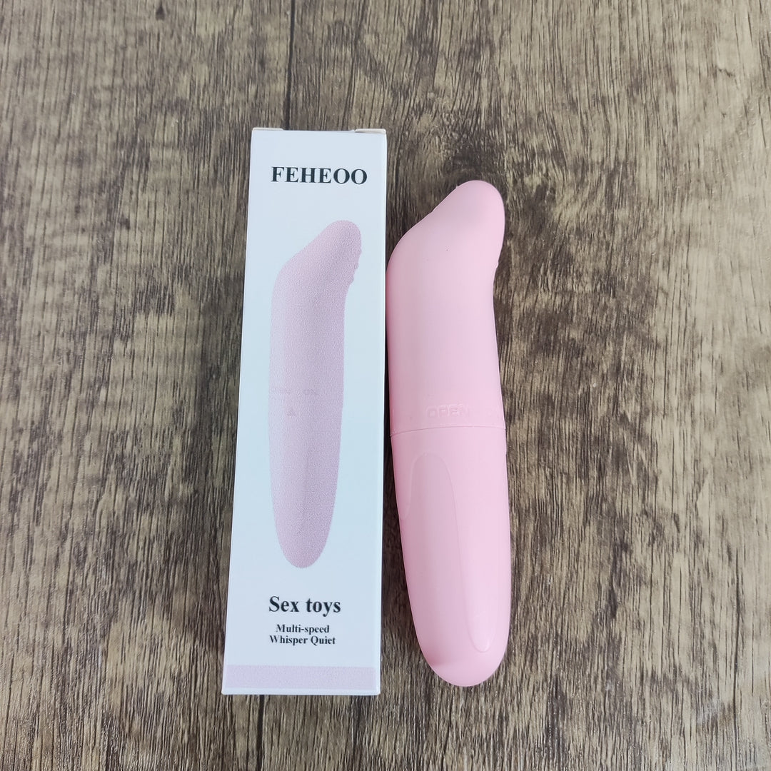 FEHEOO Pink Pleasure: Body-Safe Adjustable Intensity Dolphin-Shaped Vibrator for Couples & Solo Enjoyment