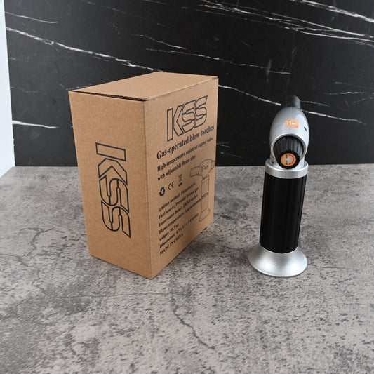 KSS Portable Gas Blow Torch Stainless Steel Welding Tool 1300°C for Home Metal Work