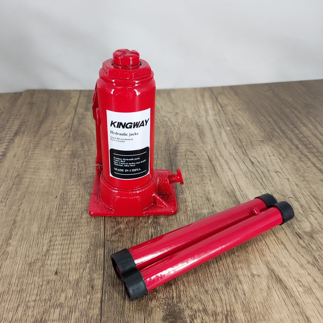 KINGWAY Hydraulic Jack, - Compact & Easy to Use for Lifting in Construction & Workshops