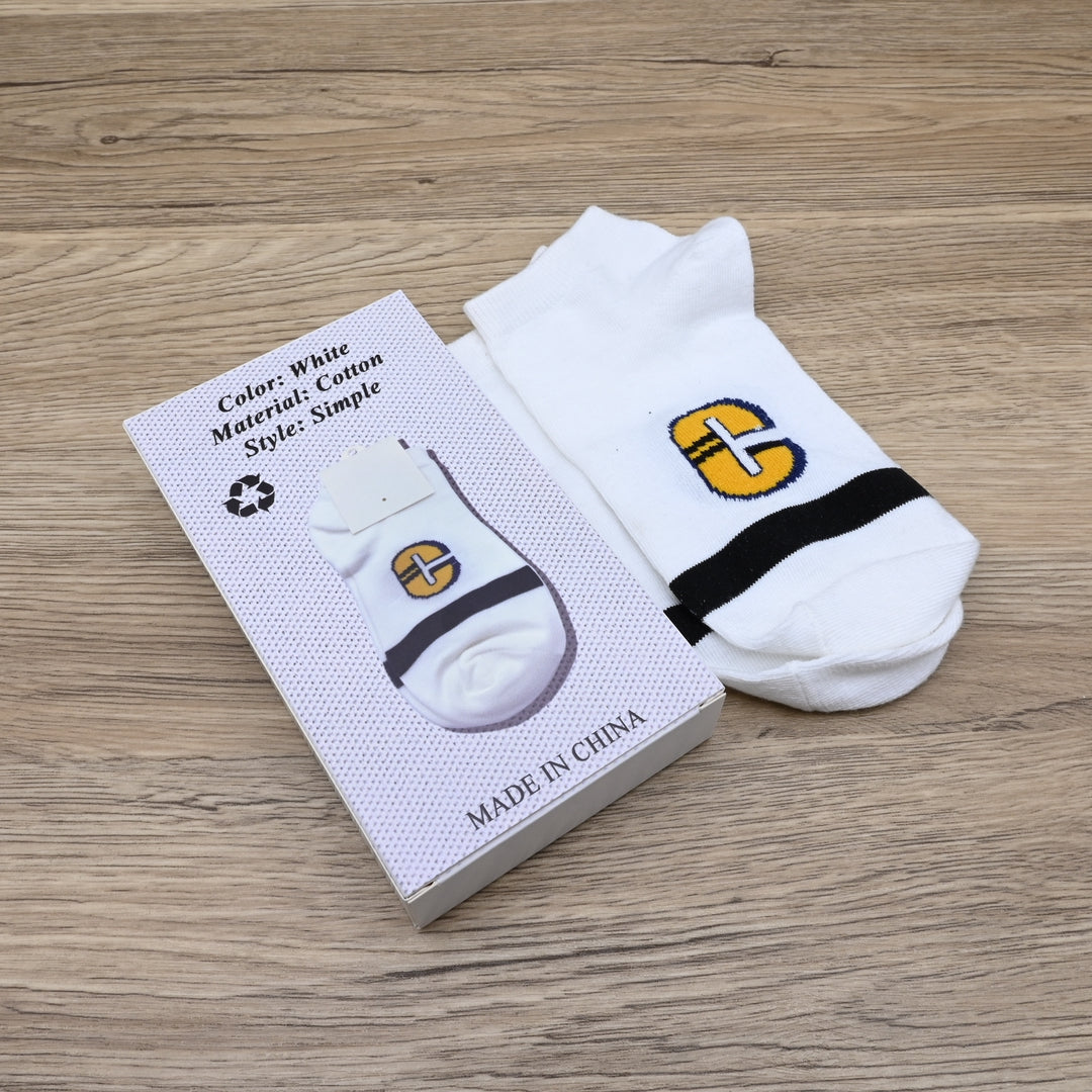 13DE MARZO Premium Quality Cotton Ankle Socks Breathable Daily Wear Athletic Casual Socks For Men And Women