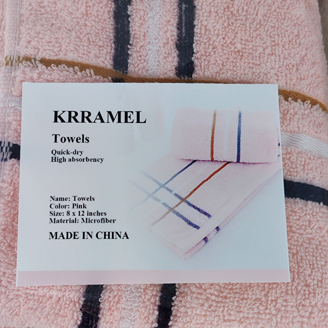 KRRAMEL Premium Adult Face Towel- Experience Ultimate Softness and Quick Drying