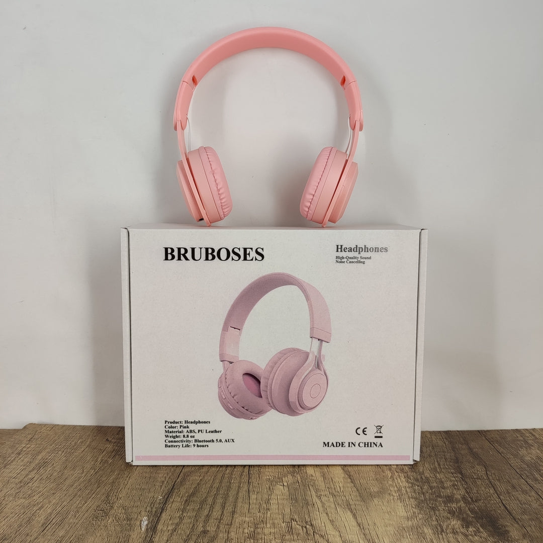 BRUBOSES Wireless Music Headphones: HiFi Stereo Headset with Microphone