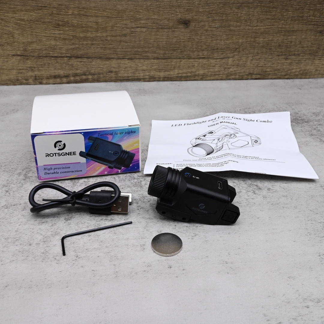 ROTSGNEE Tactical Laser Sights Professional Military Grade Targeting System with USB-C Charging for Precision Shooting