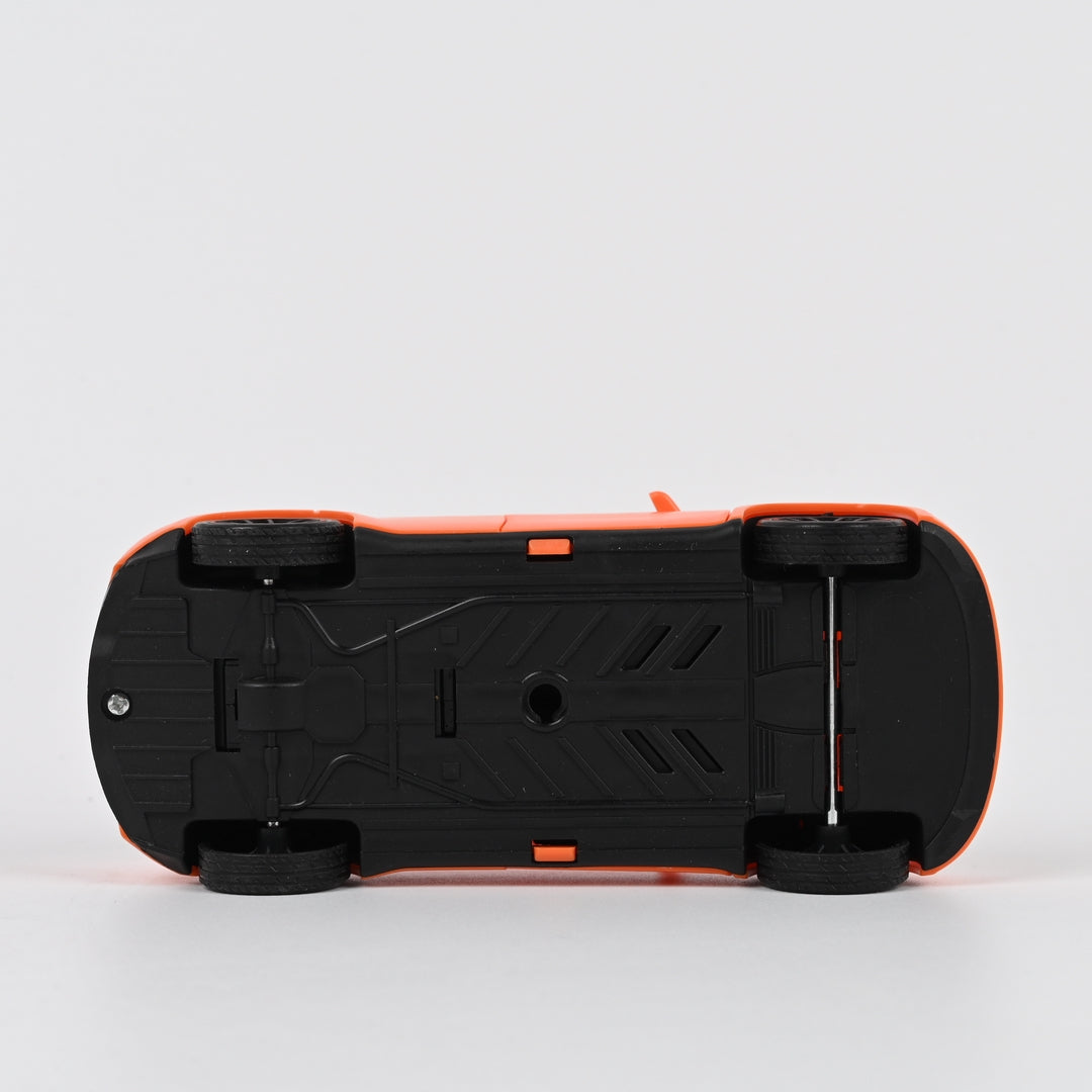 HAKIGO Orange Inertia Powered Model Cars Diecast Toy Car with Openable Doors for Kids