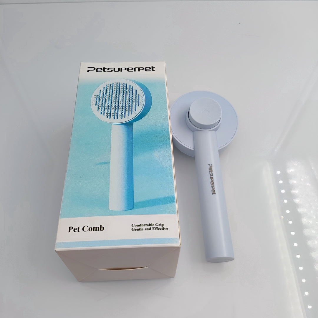 Cat Dog Combs Cat Brush for Pet Dogs Cats Brush Grooming Tool In Blue
