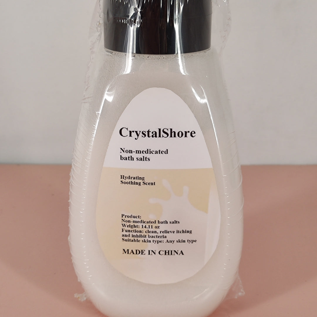 CrystalShore Calming Bath Salts, Non-Medicated, Soothe & Relax, 14.11oz