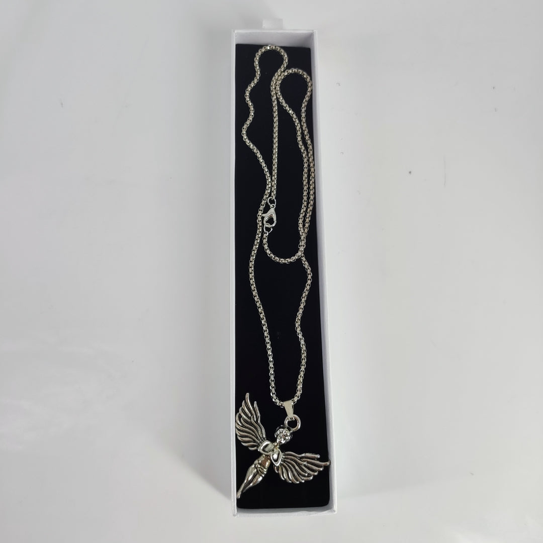 GRLGVNG Exquisite 23.6-Inch Elegant Silver Necklace – A Touch of Sophistication for Every Occasion