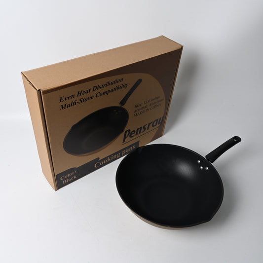 Pensray Professional Kitchen Cooking Pans Non-Stick Frying Pan Honeycomb Pattern Double-Spout Design Universal Cooking Pans for All Stovetops