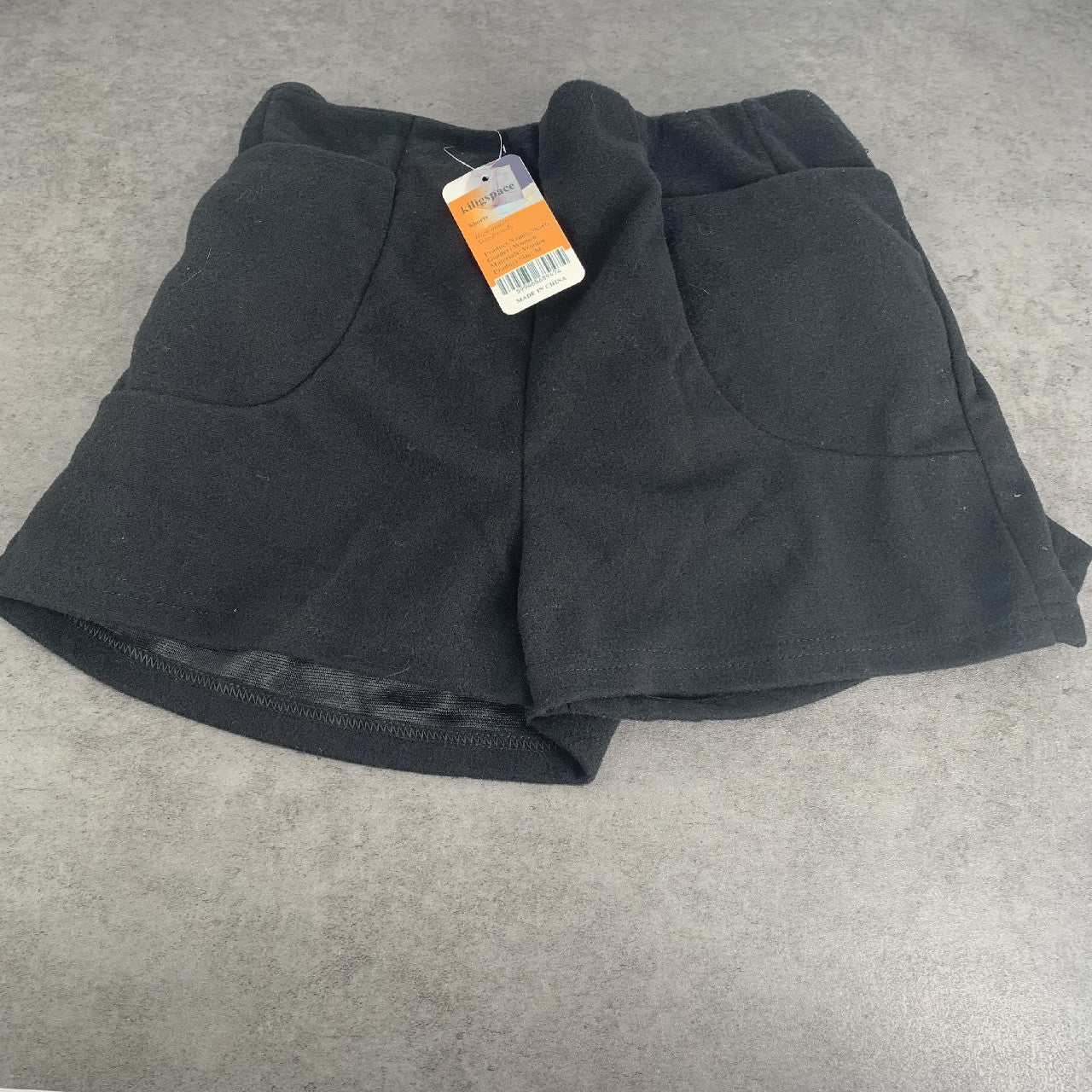 kiligspace High Waist Wide Leg Shorts Autumn And Winter Loose Outer Woolen Casual Shorts