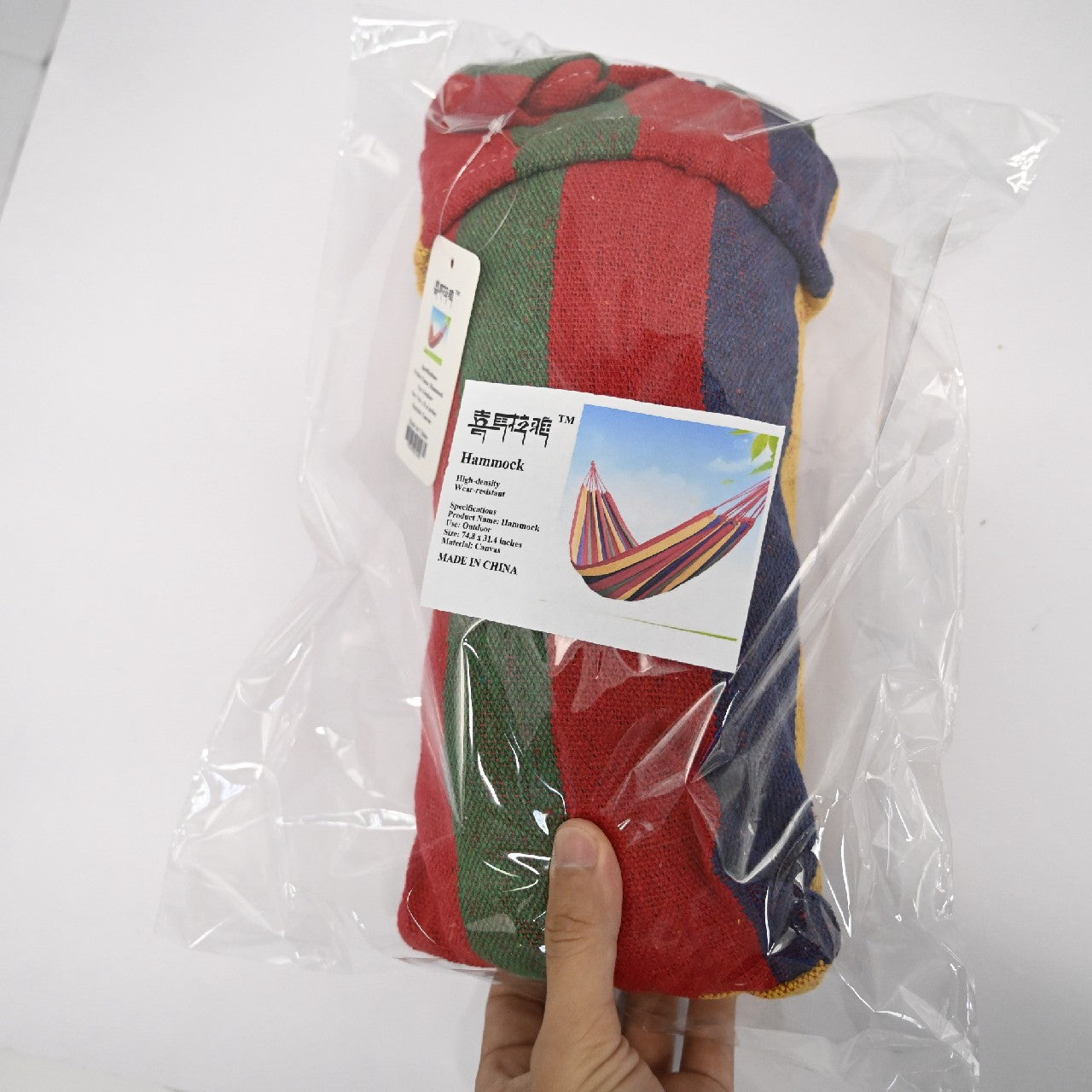 Outdoor Hammock Portable Garden Hammock Travel Camping Swing Canvas Hammock