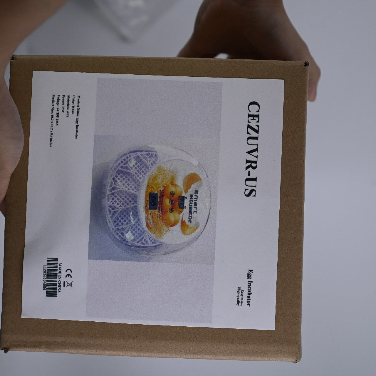 CEZUVR-US Egg Incubator Egg Hatching Incubator for Hatching Chickens, Ducks, Birds