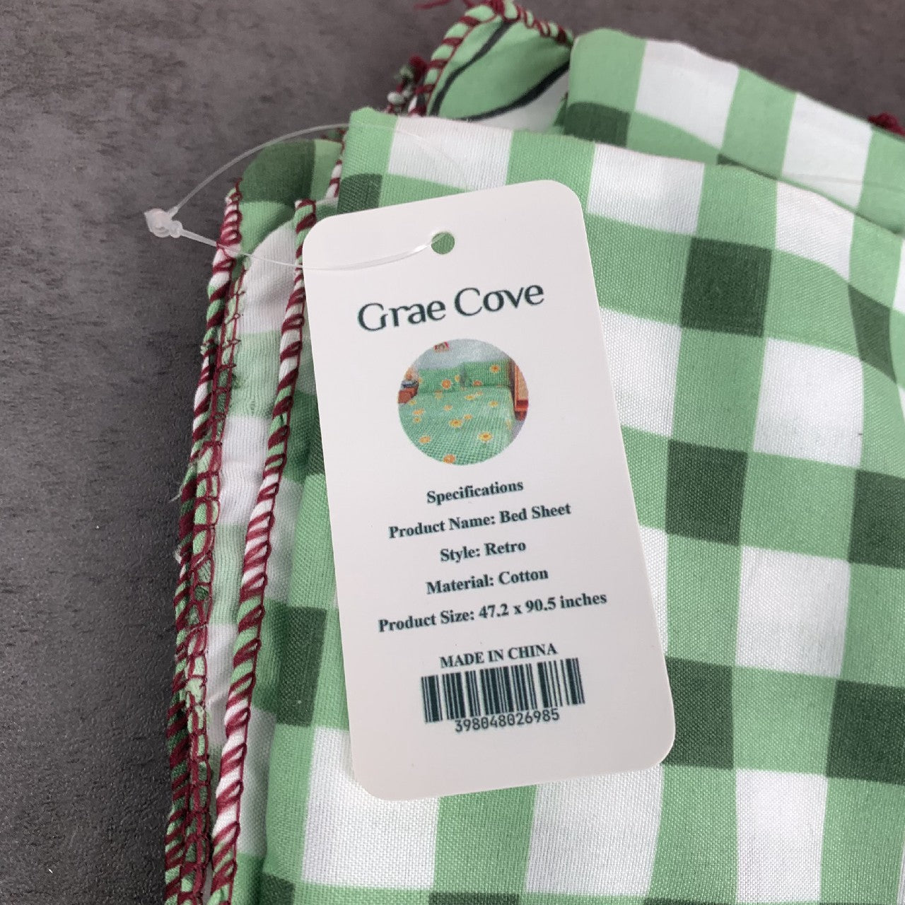 Grae Cove Simply Clean Soft Hypoallergenic Stain Resistant Bed Sheet