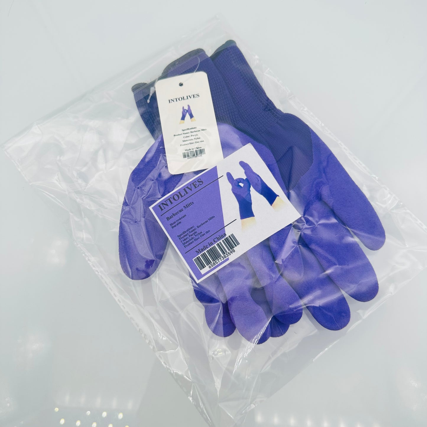 INTOLIVES Garden Gloves With Claws Garden Rubber Gloves