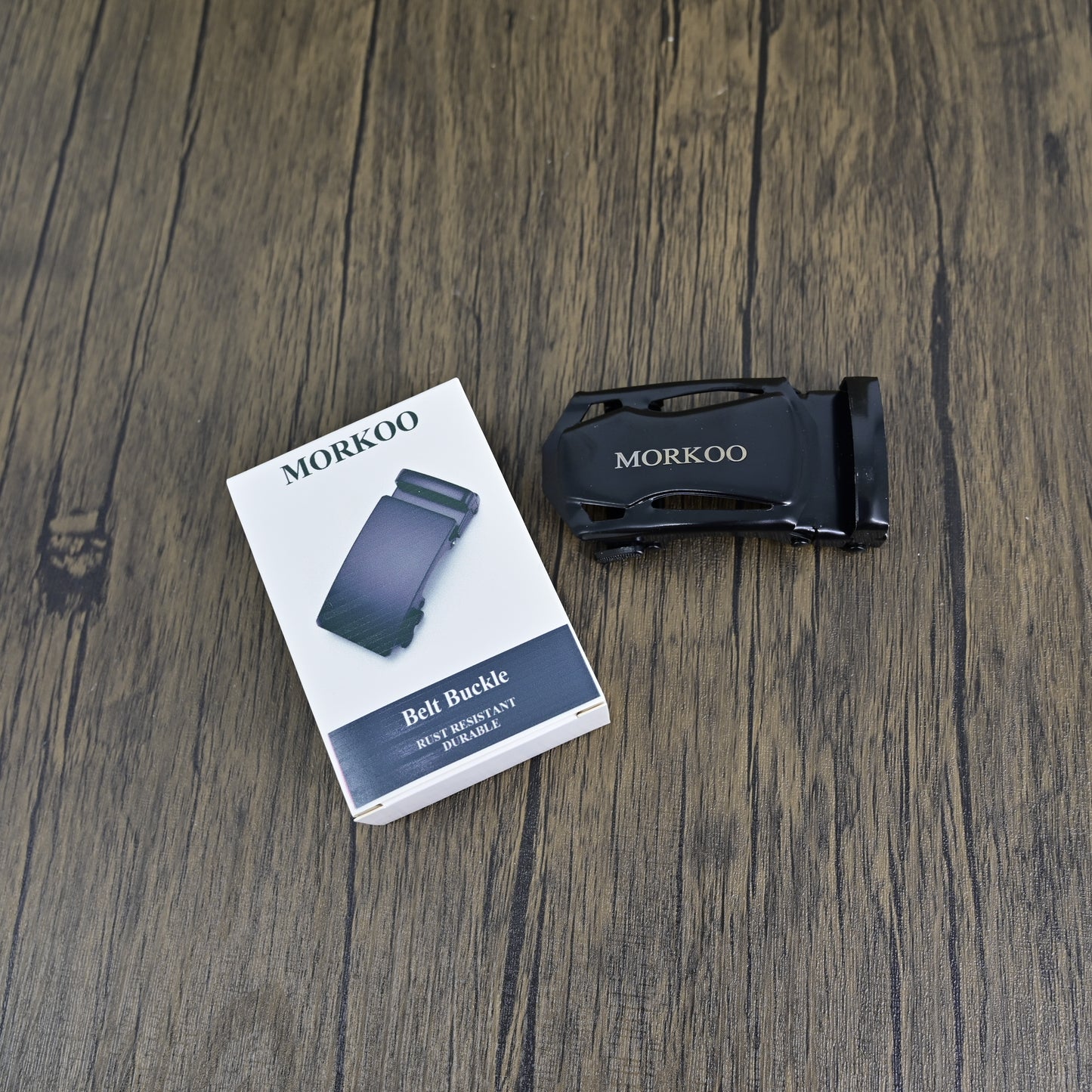 MORKOO 1.5" (40 mm) Belt Buckle Replacement Belt Buckle in Black