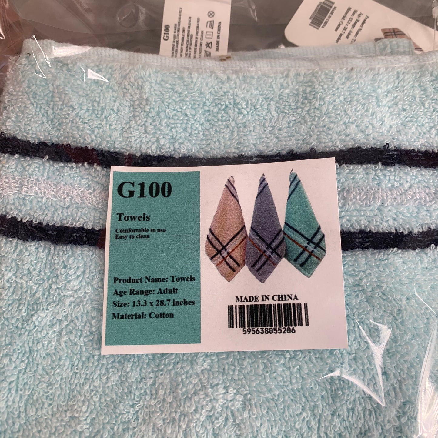 G100 Face Towel Adult Soft Terry Absorbent Quick Drying Body Hand Hair Bath Towels Washbasin Facecloth Bathroom