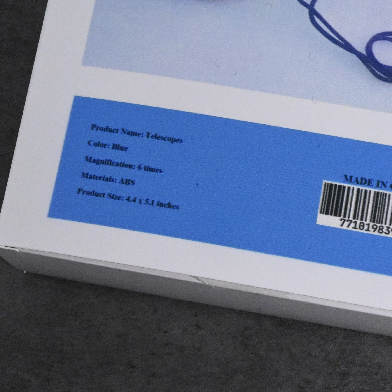 GLADSWING Blue Telescopes High Power High-definition Binoculars For Children Adults