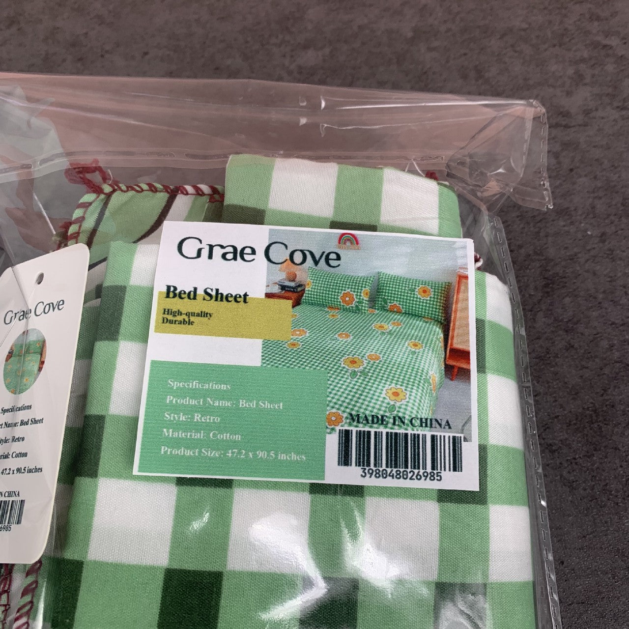 Grae Cove Simply Clean Soft Hypoallergenic Stain Resistant Bed Sheet
