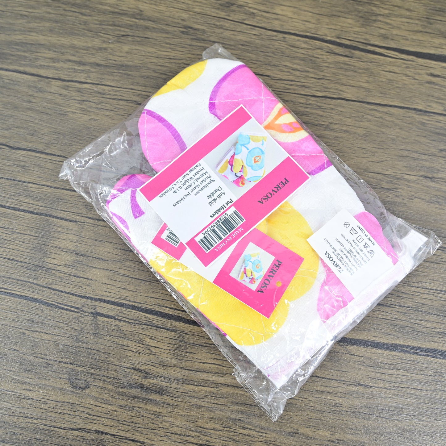 PERVOSA Heat Resistant Oven Mitts Barbecue Mitts Household Kitchen Baking Tools